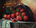 <span class="nbr">3 -</span> Pomegranates In Basket